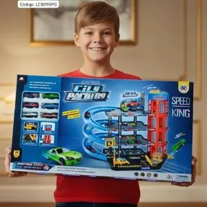 Pista Estacionamiento City Parking con Rampas y Autos🚙⭐.