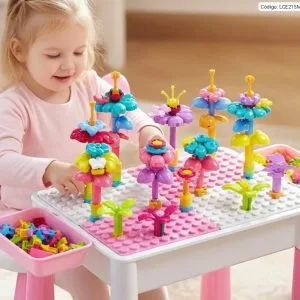 Mesa de Juego Dreamy Garden con Silla de Orejas 6 en 1🎀⭐.