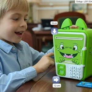 Alcancía Electrónica Cocodrilo con Clave y Tarjeta🎆⭐.