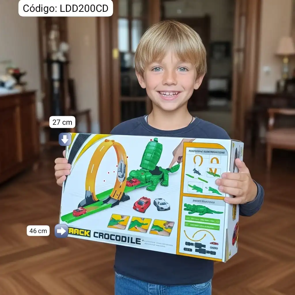 Pista de Autos Cocodrilo🐊⭐. - Imagen 3