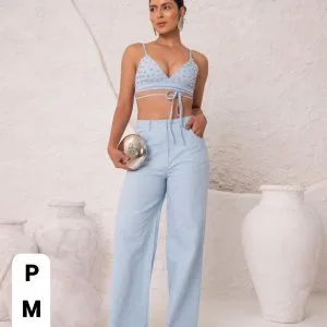 Hermoso Conjunto Top y Pantalon😘.👍