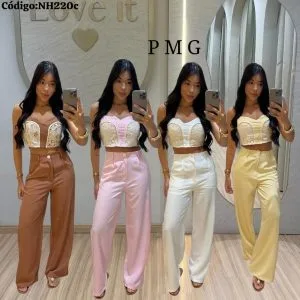 Bello Conjunto Pantalon y Blusa😍👍💋