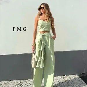 Hermoso Conjunto Pantalon y Blusa😋👍