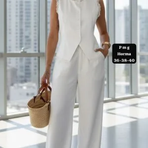 Bello Conjunto Pantalon Largo y Blusa🤗👍