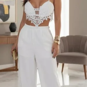Hermoso Conjunto Top y Pantalona🥰👍