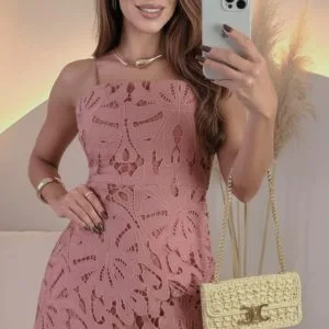 Hermoso Conjunto de Encaje Blusa y Short🤩👍