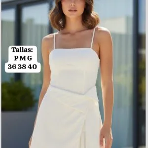 Bello Vestido Corto con Tapadito😚👍