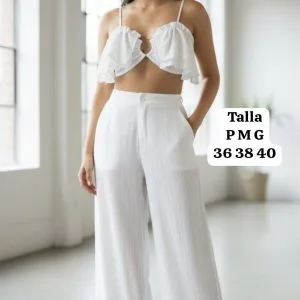 Hermoso Conjunto Top y Pantalon😚👍