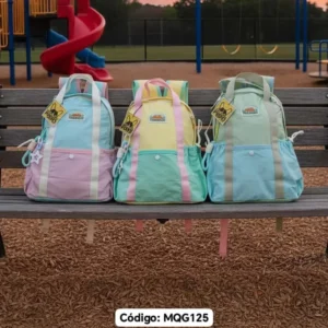 Hermosa Mochilita Infantil tipo Tela mojada🥰👍