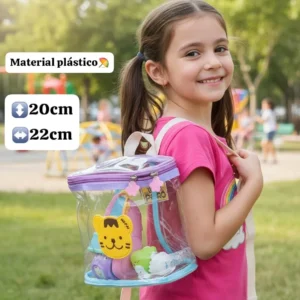 Mochilita Transparente😍👍