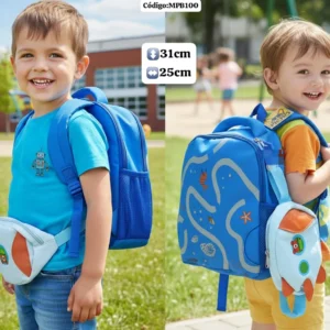 Mochilita Infantil Con estuche de Sudmarino🥰👍