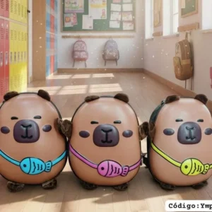 Hermosa Mochilita Capibara Tapa Dura🤗👍