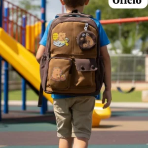 Hermosa Mochila Capibara Oficio con Monedero.