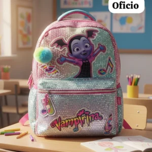 Hermosa Mochila Vampirina tamaño Oficio