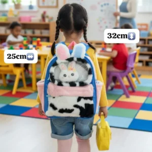 Hermosa Mochilita Tipo Peluche🤗👍