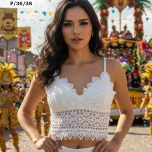 Hermoso top de encaje💘👍.