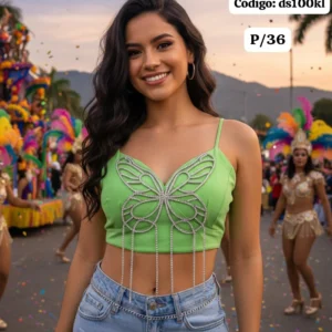 Hermosa Blusa con detalles de mariposa💖.