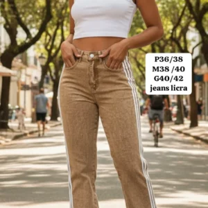 Hermoso Pantalon Jeans Con rayas al Costado🤩👍