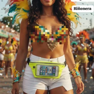 Hermosa Riñonera deportiva impermeable..