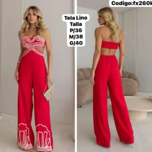 Hermoso Enterizo Largo COn Detalles de Encaje y Escote😘👍