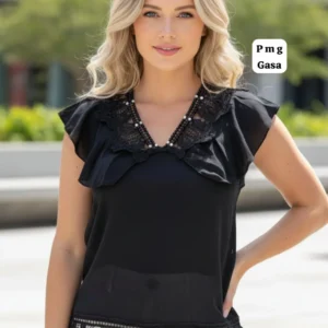 Hermosa Blusa Manga Corta🥰👍💋